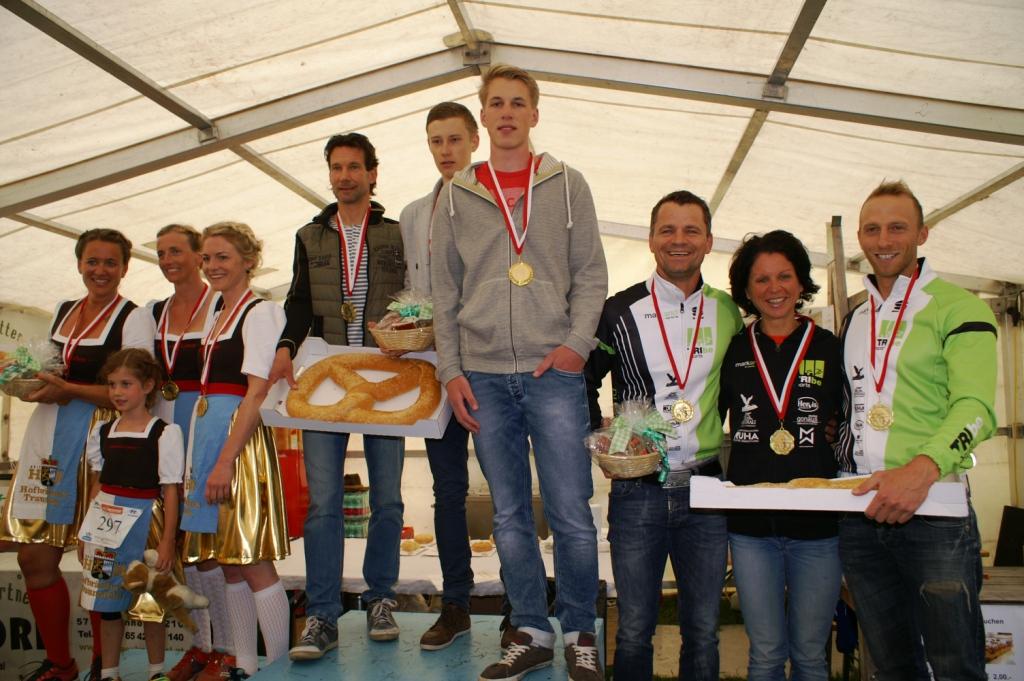 Staffelsieg für das Team Plussport Saalfelden beim 21. Ritzensee-Sonnwendlauf